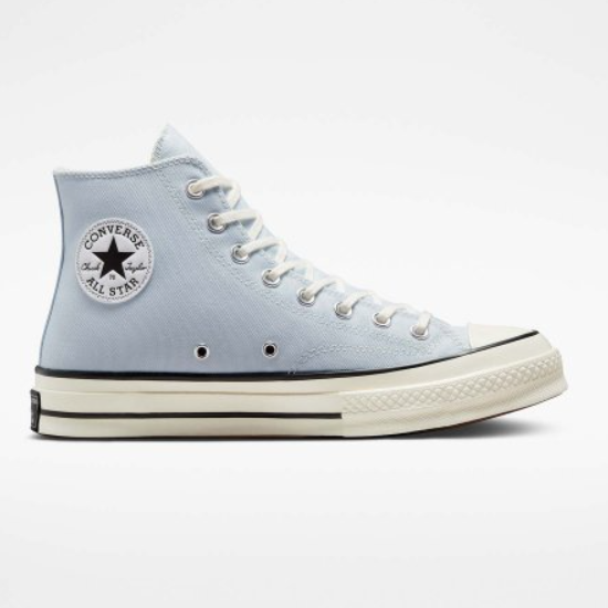 

Converse Chuck 70 Hi Vintage Canvas Sneakers Ghosted - A03447C Expeditedship, Light blue grey, Converse Chuck 70