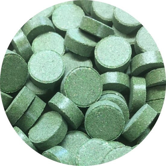 Fischfutter Futtertabletten Hafttabletten 12 Mm 10% Spirulina Tabletten 1 Kg