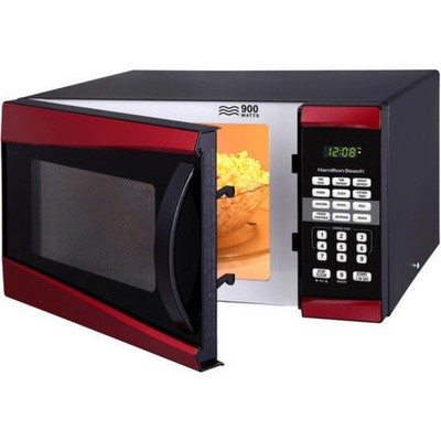 Hamilton Beach - Microwave Oven, Red, Free Shipping, Fits Small...