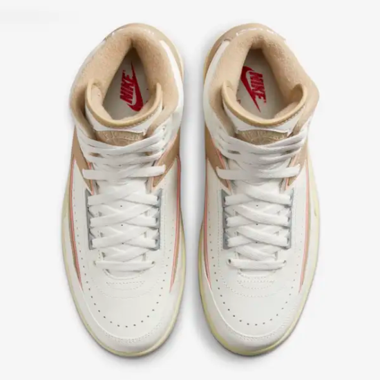 Pre-owned Nike Women's Air Jordan 2 Muslin Shoes 'sunset Haze' (dx4400-118) Expeditedship