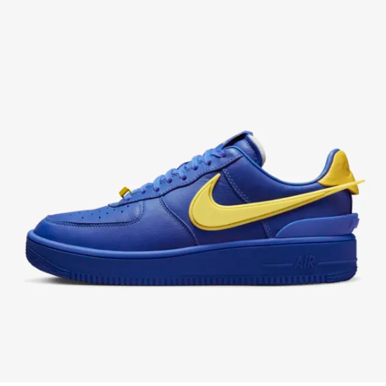 Pre-owned Nike X Ambush Air Force 1 "game Royal & Vivid Sulfur" Shoes (dv3464-400) In Blue