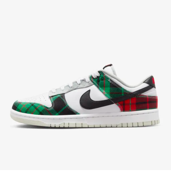

Nike Dunk Low Shoes Tartan Plaid (DV0827-100) Expeditedship, Белый, Nike Dunk Low