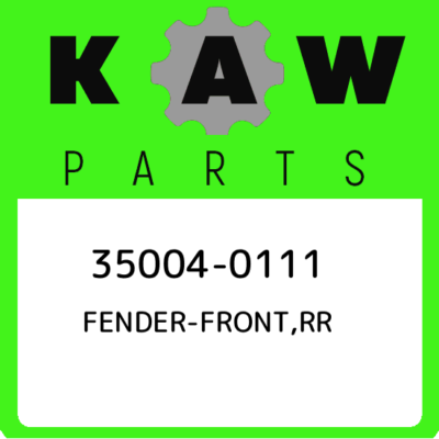 35004-0111 Kawasaki Fender-front,rr 350040111, New Genuine OEM 