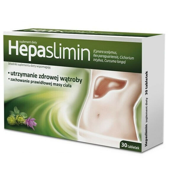 HEPASLIMIN 30 Tabletten Abnehmen Nahrungsergänzungsmittel Leber