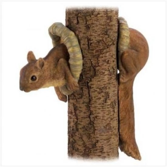UPC 802196091486 product image for Woodland Squirrel Tree Decor, Lawn Yard Garden Ornament, | upcitemdb.com