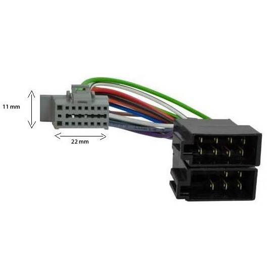 Cable Iso Pour Autoradio Panasonic Cq-C8403n Cq-C8405n Cq-C8803n Cq-C9700n