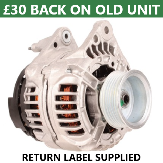 VW TRANSPORTER CARAVELLE T4 2.5 / TDI ALTERNATOR 074903025K 9517219 0124325004