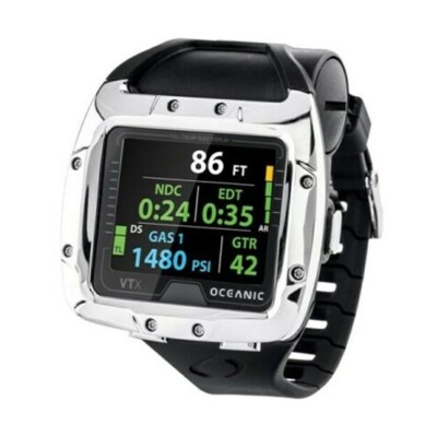 Oceanic VTX Wrist Scuba Diving Computer with USB Download Cable Dive Com
