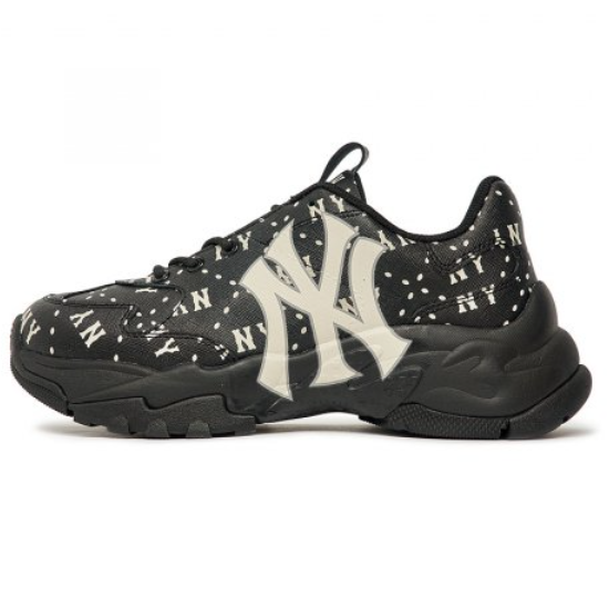 

Туфли MLB Big Ball из массивной сафьяновой кожи с монограммой - New York Yankees (3ASHMS13N-50BKS), Черный, MLB Big Ball Chunky Saffiano Monogram
