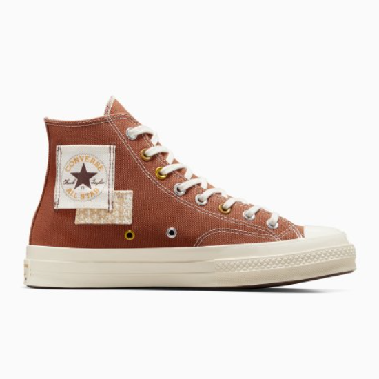 

Кроссовки Converse Chuck 70 Patch Work Tawny Owl - A05205C Expeditedship, Коричневый, Converse Chuck 70