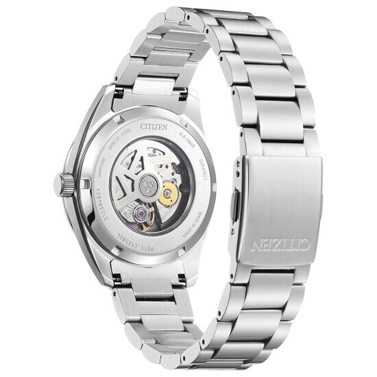 Pre-owned Citizen Collection Nb1050-59h Analog Mechanical Auto Watch Stainless Steel