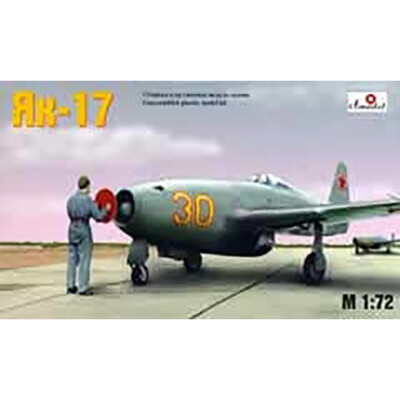 Yak-17 Soviet jet fighter Scale Fighter 1/72 - Plastic model kit AMODEL 7224 