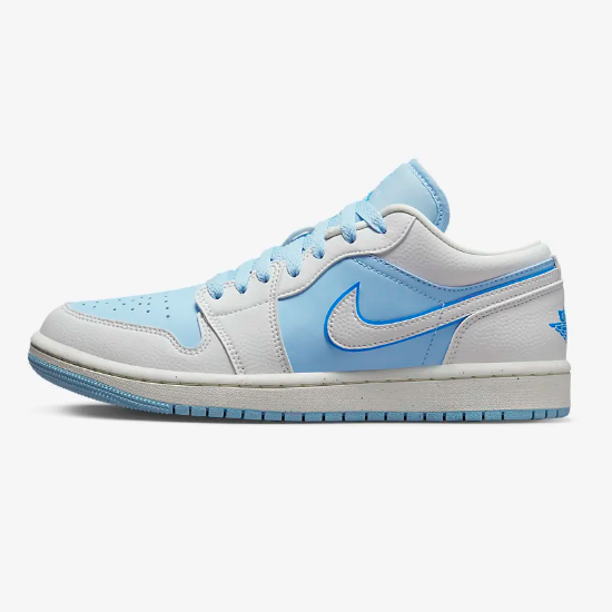 

Женские кроссовки Nike Air Jordan 1 Low SE Reverse Ice Blue (DV1299-104), Белый, Nike Air Jordan 1