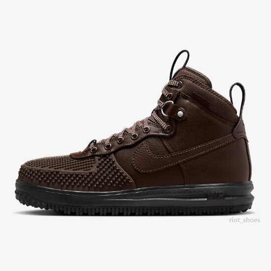 Утепленные ботинки Nike Lunar Force 1 в стиле барокко коричневого цвета (DZ5320-201)