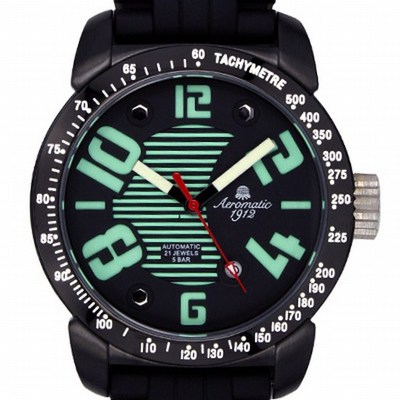 German Mechanical Automatic DATE watch 3-D dial A1381