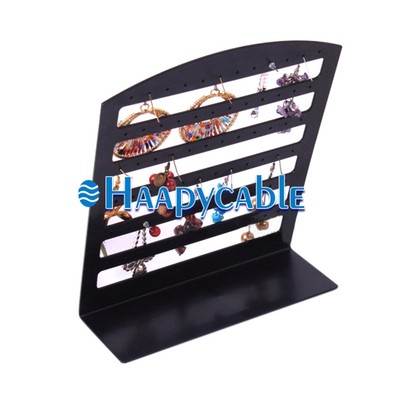 New Plastic 72 Holes Jewelry Earrings Display Rack Stand Organizer Show Holder