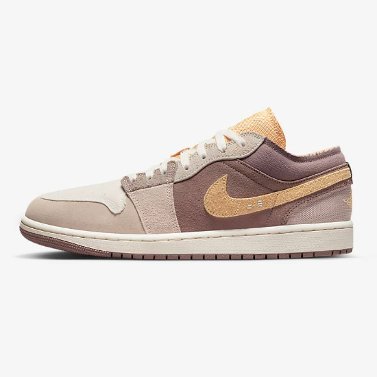 

Кроссовки Nike Air Jordan 1 Low SE Craft Taupe Haze (DN1635-200) Expeditedship, Коричневый, Nike Air Jordan 1