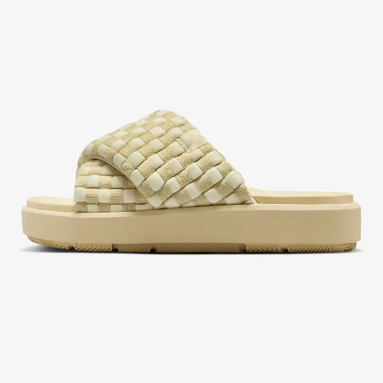 Женские шлепанцы Nike Jordan Sophia Slide Gold Checkerboard (DO8863-701)