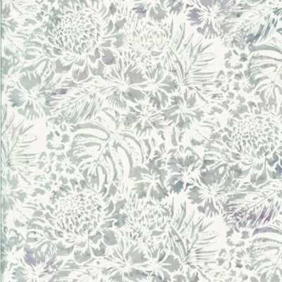 Hoffman Congo Bay Batiks by McKenna Ryan MR38 176 Ice Floral Cotton Fabric