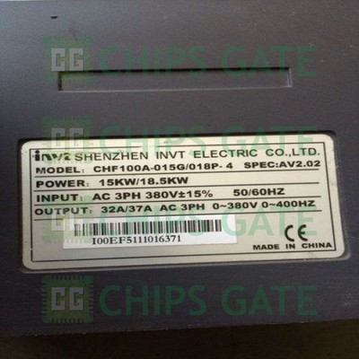 1PCS Used INVT frequency converter CHF100A-015G/018P-4 15KW/18KW 380V #W1