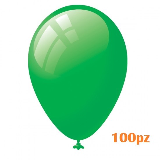 Set 100 Pezzi Palloncini Colore Verde Feste Compleanni Party Bambini moc
