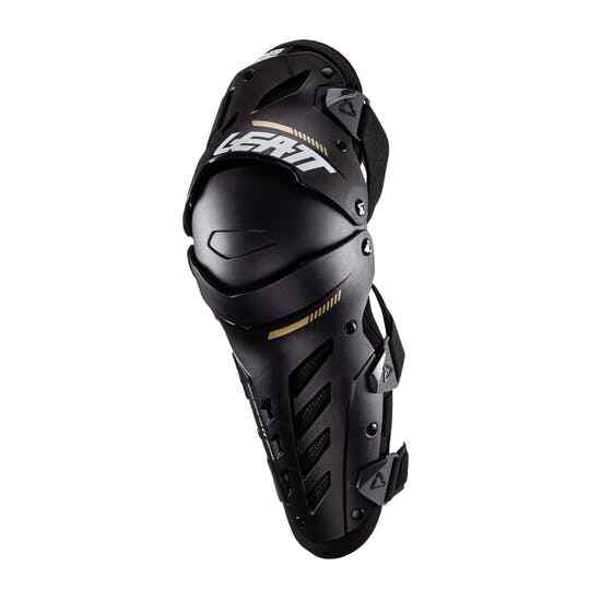 【Lea！】 NEW 2026 LEATT DUAL AXIS KNEE SHIN GUARDS PAIR BLACK HINGED