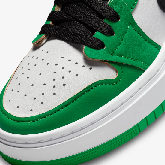 Pre-owned Jordan Nike Women's  1 Elevate Low Se Shoes 'lucky Green' (dq8394-301)