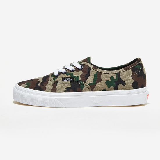 Vans Authentic Sneakers Shoes Camo Olive - VN0A5JMPY33 Expeditedship