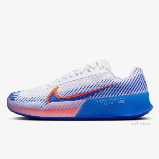 Теннисные туфли Nike Court Air Zoom Vapor 11 Белые/Hyper Royal (DR6966-105)