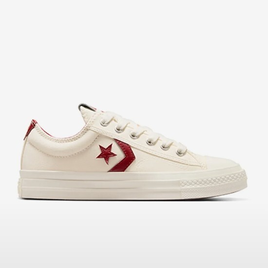 Converse Star Player 76 Low Egret/Park Red - A12591C Expeditedship
