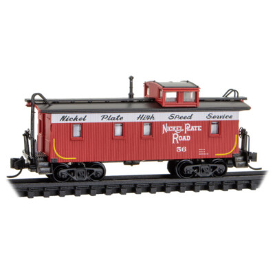 Micro-Trains MTL N-Scale 34' Sheathed Caboose Nickel Plate Road  #56