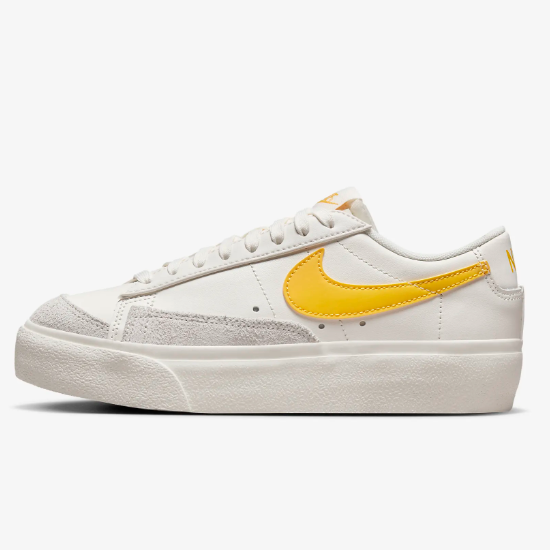 

Nike Womens Blazer Low Platform Shoes Vivid Sulphur (DJ0292-111) Expeditedship, Белый, Nike Blazer