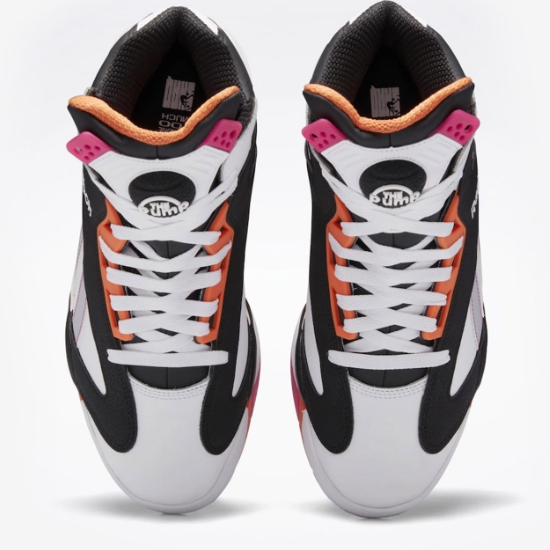 Pre-owned Reebok Shaq Attaq Basketball Shoes 'black/white/orange' - Hr0500 Expeditedship