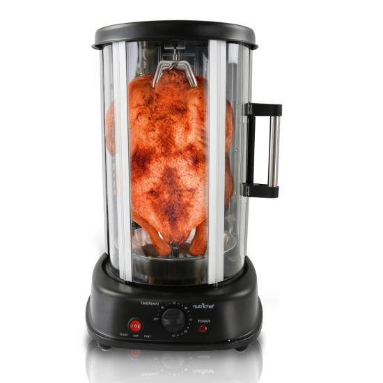 Nutri-Chef PKRTVG34 Vertical Rotisserie Oven Rotating Kebob Cooker