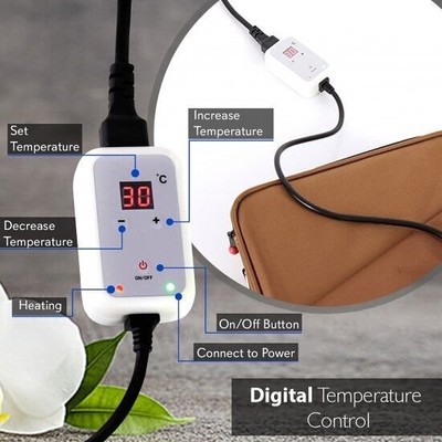 Portable Massage Stone Warmer Set - Electric Spa Hot Stones Massager Heater Kit