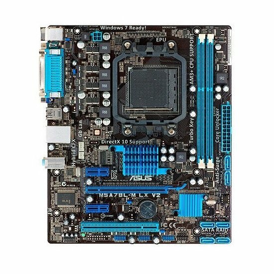 ASUS M5A78L-M LX V2 AMD 760G Mainboard Micro-ATX Sockel AM3+   #30670