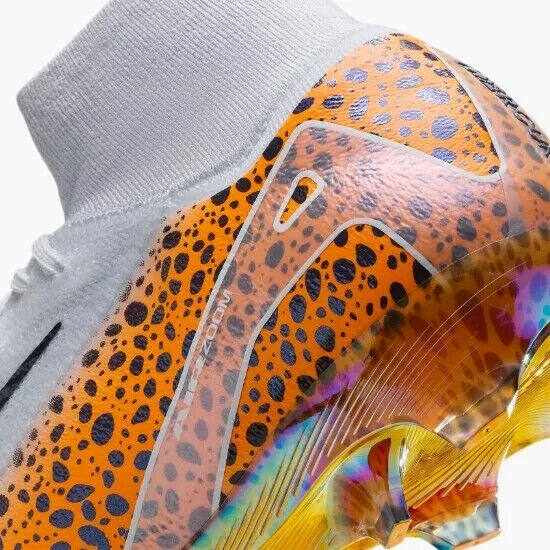 Pre-owned Nike Zoom Mercurial Superfly 10 Elite Fg 'electric Pack' [fq8311-900] Mens 9.5 In White