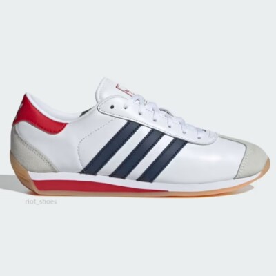 Adidas Country II Leather 'White/Better Scarlet' - IG4546 Expeditedship