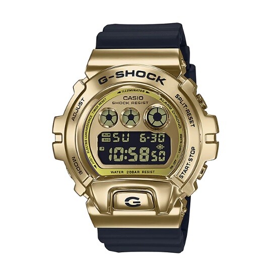 Pre-owned Casio G-shock Gm-6900g-9d Metal Covered Bezel Special 25th Anniversary Models