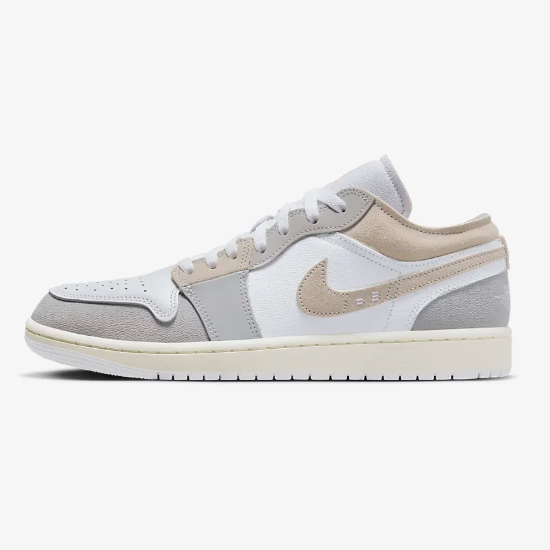 

Nike Air Jordan 1 Low SE Craft Shoes «Tech Grey» (DN1635-002) Expeditedship, Серый, Nike Air Jordan 1