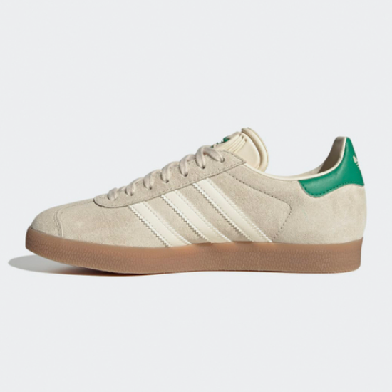 

Женские замшевые туфли Adidas Gazelle Chalk White/Gum - IF3235 Expeditedship, Белый, adidas Gazelle