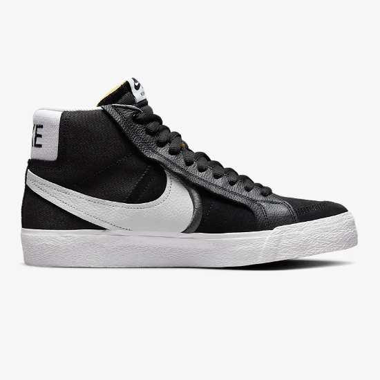 

Nike SB Zoom Blazer Mid PRM Oversized Swoosh Shoes Black (DR9144-001), Черный, Nike SB Zoom Blazer Mid Premium