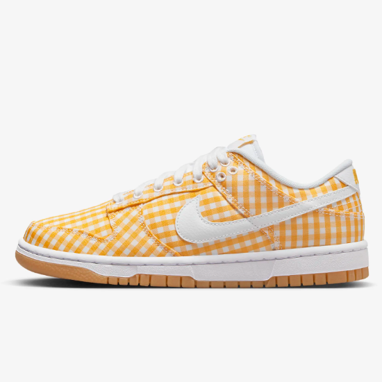 

Женские кроссовки Nike Dunk Low Shoes «Yellow Gingham» (DZ2777-700) Expeditedship, Желтый, Nike Dunk Low