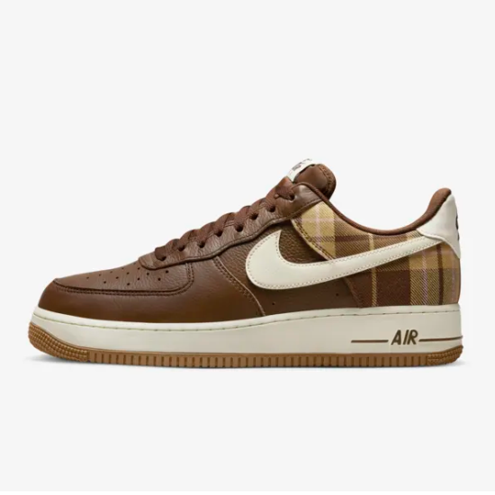 Кроссовки Nike Air Force 1 07 Low Plaid Shoes Cacao Wow (DV0791-200) Expeditedship