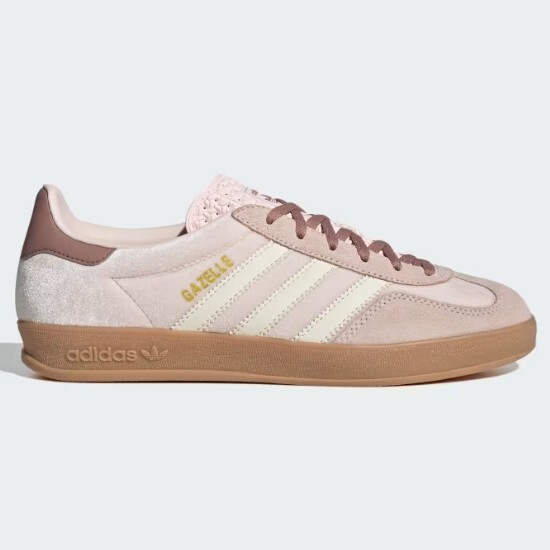 Adidas Womens Gazelle Indoor Velvet Wonder Quartz - JR0232 Ускоренная доставка