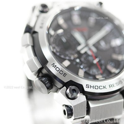 Pre-owned Casio G-shock Mtg-b3000d-1ajf Silver Bluetooth Solar Men's Watch With Box