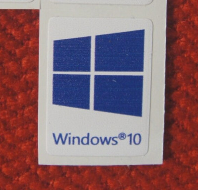 Compatible with Windows 10 Sticker Logo for PC - Deep Blue