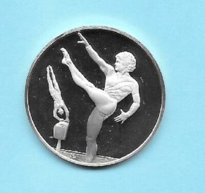 Franklin Mint Coin .3350 Troy Ounce Sterling silver 1984 Mary Lou Retten
