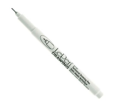 Marvy Uchida Le Pen Technical Drawing 0.05mm Nib Black School Art Cartoon Anime