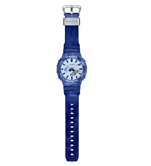 Pre-owned Casio G-shock Men Wrist Watch Ga-2100bwp-2adr